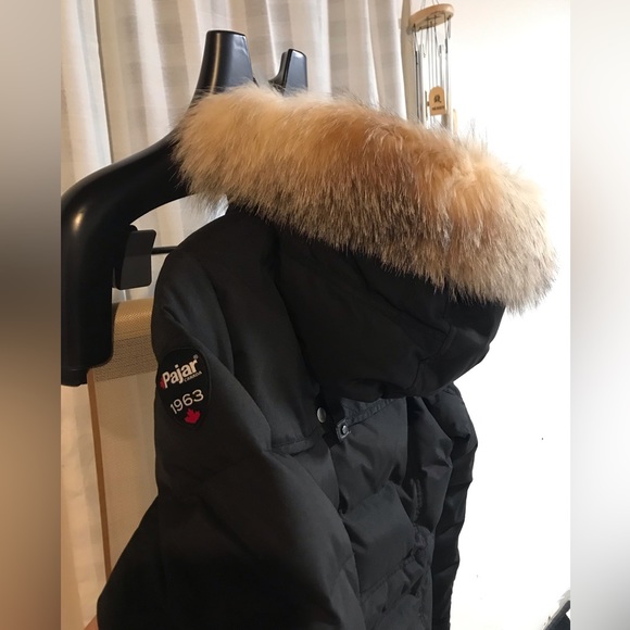 Pajar Women's Hypoallergenic Down Parka- Real Fox Fur - Picture 3 of 11